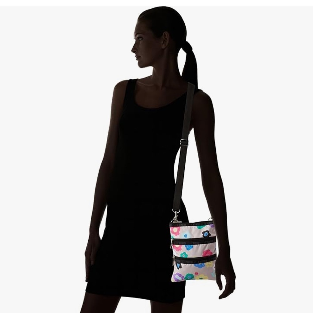 LeSportSac 3-Zip Flower Crossbody Bag - Picture 6 of 6